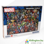 Marvel szuperhősök, a lehetetlen puzzle - 1000 darabos - Clementoni Impossible Puzzle 39411