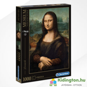 1000 darabos Mona Lisa festmény puzzle - Clementoni múzeum kollekció 31413