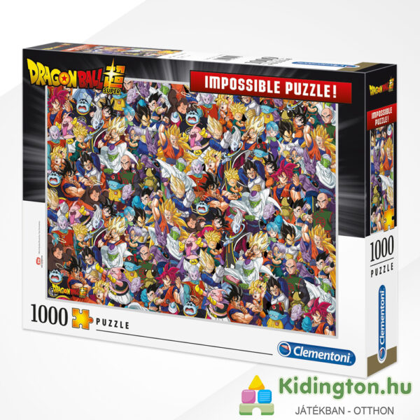1000 db-os Dragon Ball: A lehetetlen kirakó jobbról - Clementoni Impossible Puzzle 39489