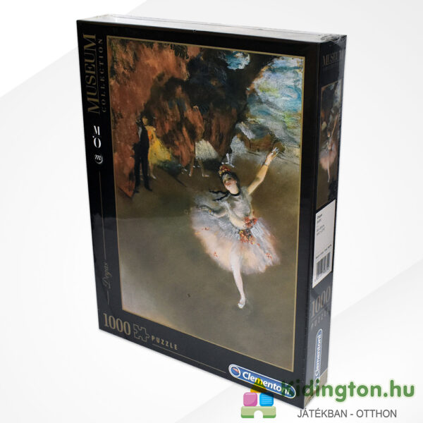 Degas: Táncosnő a színpadon puzzle jobbról (A tánc csillaga) - Clementoni Museum Collection 31413