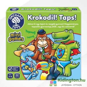 Krokodil taps: Tapsolós gyorsasági fejlesztő játék (32 db) - Orchard Toys