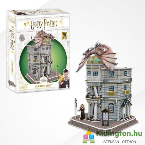 Harry Potter 3D puzzle: Gringotts Bank - 74 db - CubicFun