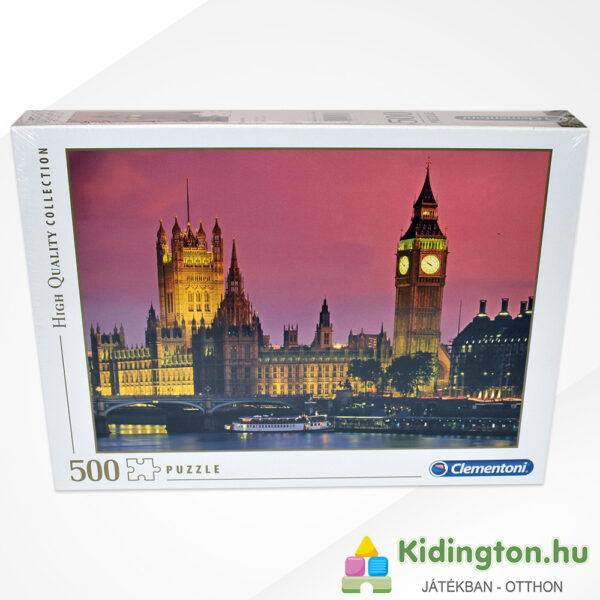 London (Big Ben) puzzle, előről - 500 db - Clementoni 30378