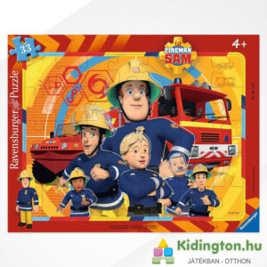 Sam, a tűzoltó keretes puzzle (A csapat) - 33 db - Ravensburger 06114