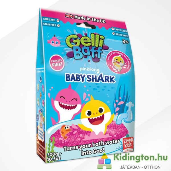 Baby Shark pink fürdőzselé (300g) - Gelli Baff