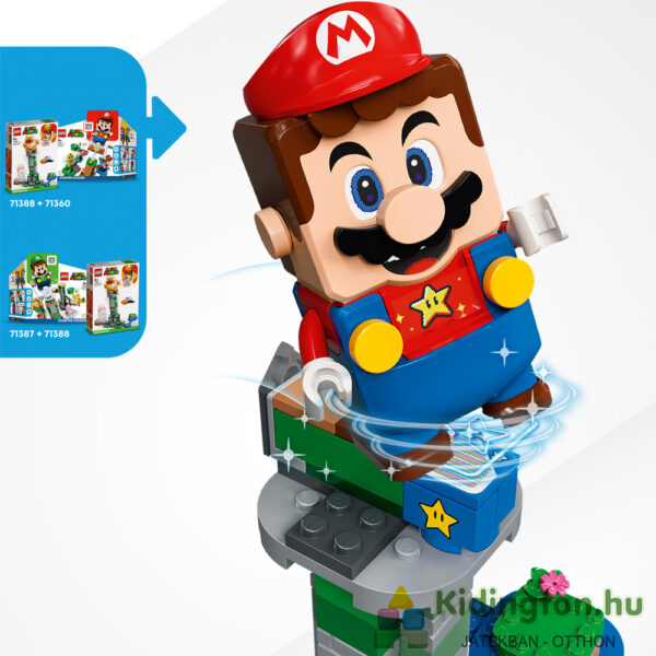 Lego Super Mario 71388: Boss Sumo Bro toronydöntő (kiegészítő szett), Super Marioval