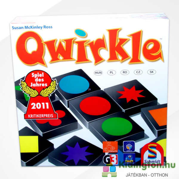 Qwirkle: Formák, színek, kombinációk! logikai társasjáték