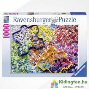 Színes kirakó darabkák puzzle - 1000 db - Ravensburger 15274