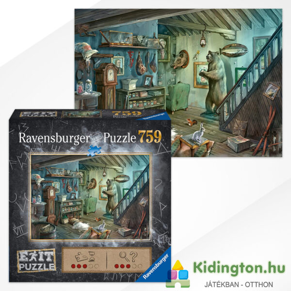 Zárt pince szabadulós kirakó képe és doboza - 759 db - Ravensburger Exit Puzzle 15029