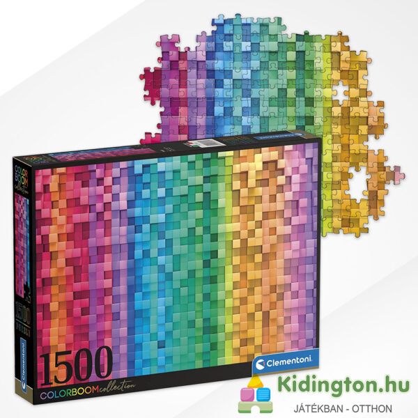 Pixelek puzzle képe és doboza 1500 db (Clementoni ColorBoom kollekció, 31689)