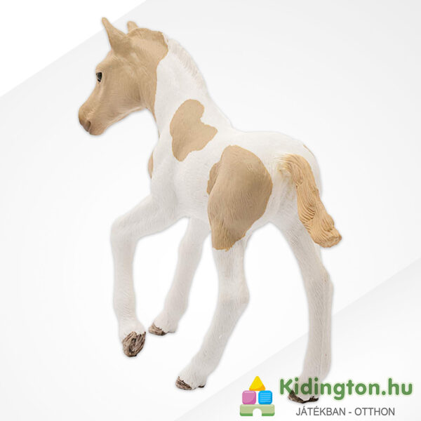 Amerikai foltos ló (Paint Horse) csikója figura, hátulról (Schleich)