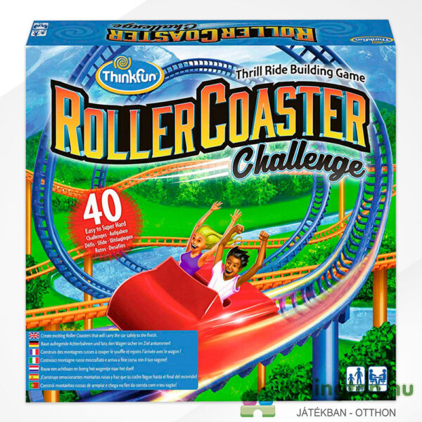Építs saját hullámvasutat logikai játék (Roller Coaster Challenge)