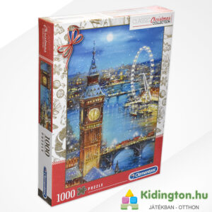A Big Ben hópelyhei karácsonyi puzzle, 1000 db - Clementoni Christmas Collection 39319)