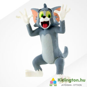 Tom és Jerry: Mókázó Tom gumírozott játékfigura (Comansi)