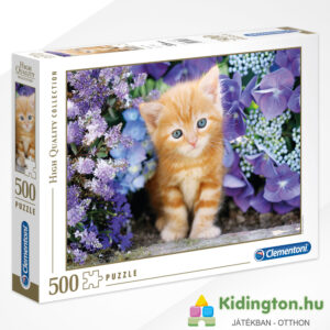 Vörös kis cica puzzle, 500 db (Clementoni 30415)