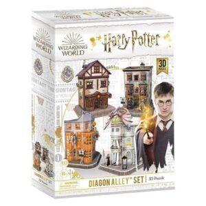 Harry Potter: Az Abszol út, 273 darabos 3D puzzle 4 épülettel (CubicFun)